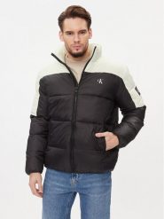 Calvin Klein Jeans Kurtka zimowa J30J323461 Czarny Regular Fit. Czarne kurtki Calvin Klein Jeans, na zimę, m, bez wzorów, z jeansu, bez kaptura. Za 679.99 zł.