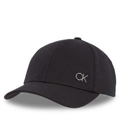 Czapka z daszkiem Calvin Klein. Czarne czapki z daszkiem CALVIN KLEIN, bez wzorów. Za 109.99 zł.