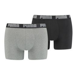 Bokserki męskie PUMA Basic 2 pary. Czarne bokserki Puma, l, bez wzorów, z bawełny. Za 98.59 zł.