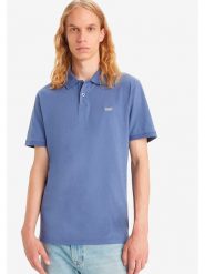 Levi's Koszulka polo w kolorze niebieskim rozmiar: L. Niebieskie koszulki polo Levi's®, l, bez wzorów, z bawełny, bez kołnierzyka, bez ramiączek. Za 86.99 zł.