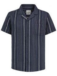 Sublevel Koszula - Regular fit - w kolorze granatowym rozmiar: L. Niebieskie koszule Sublevel, l, bez wzorów, bez kołnierzyka, bez ramiączek. Za 114.17 zł.