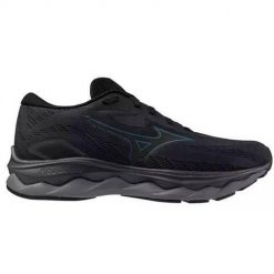 Buty do biegania męskie Mizuno Wave Serene Gtx. Czarne buty do biegania Mizuno, bez wzorów, z materiału, bez zapięcia, do biegania, mizuno wave. Za 600.00 zł.