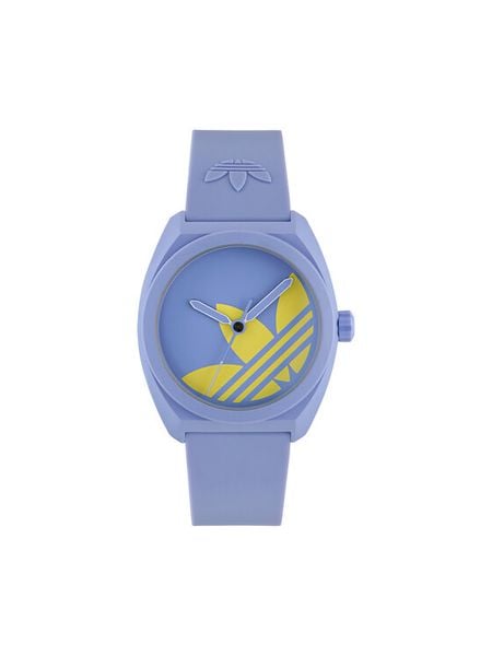 Adidas Zegarek AO Street Project Three AOST25543 Niebieski. Niebieskie, analogowe zegarki Adidas. Za 369.99 zł.