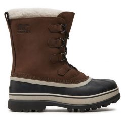 Śniegowce Sorel. Brązowe śniegowce Sorel, bez zapięcia. Za 869.99 zł.
