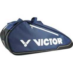 Torba na rakietę do badmintona Victor Multithermobag 9035 B. Niebieskie torby na ramię Victor, bez wzorów, z materiału, na ramię, bez dodatków. Za 479.99 zł.