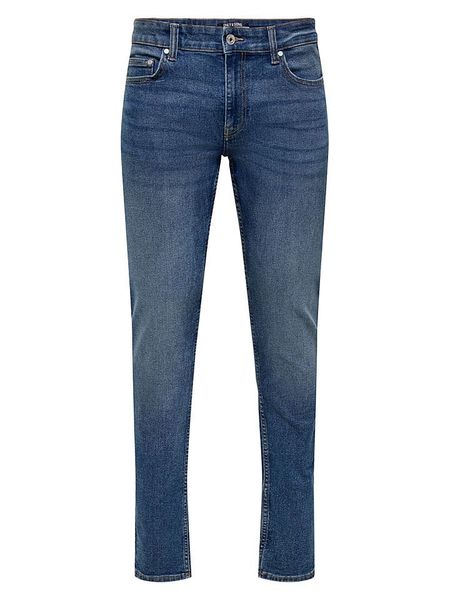 ONLY & SONS Dżinsy "Onsloom" - Slim fit - w kolorze niebieskim rozmiar: W30/L32. Niebieskie jeansy Only & Sons, l. Za 69.91 zł.