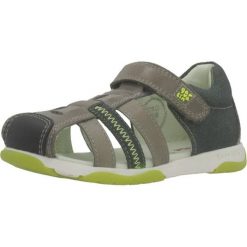 Sandały GARVALIN 202333 Niebieski. Zielone sandały GARVALIN, ze skóry, bez zapięcia. Za 129.99 zł.