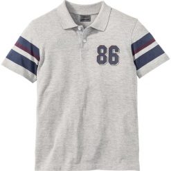 Shirt polo Regular Fit bonprix jasnoszary melanż. Koszulki polo bonprix. Za 54.99 zł.