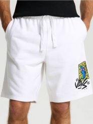 Szorty dresowe Jaws - biały. Białe krótkie spodenki sportowe Sinsay, l, bez wzorów, z dresówki. Za 39.99 zł.