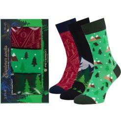 Zestaw skarpet męskich w rozmiarze 38-44 we wzory z motywem outdoor Peterson PTN SML-S3W-EX-38-44. Skarpety Peterson, bez wzorów. Za 58.99 zł.