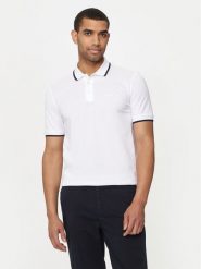 Boss Polo Parlay 190 50494697 Biały Regular Fit. Białe koszulki polo Boss, l, bez wzorów, z bawełny, bez kołnierzyka, bez ramiączek. Za 309.99 zł.