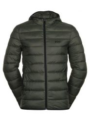 Hugo Boss Kurtka pikowana w kolorze ciemnozielonym rozmiar: XXL. Zielone kurtki HUGO BOSS, xxl, bez wzorów, bez kaptura. Za 508.70 zł.