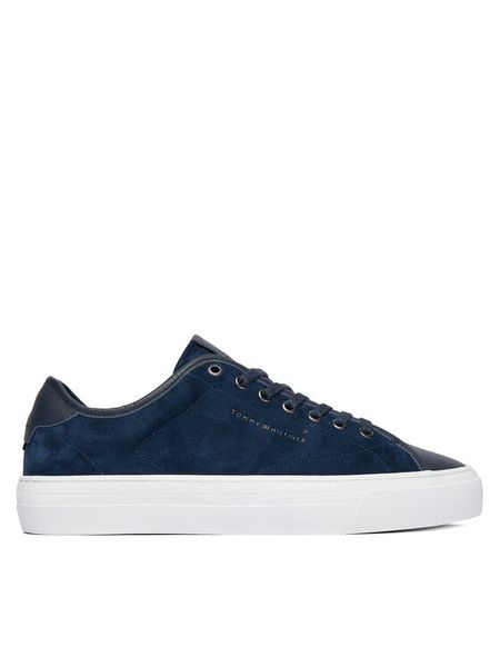 Tommy Hilfiger Sneakersy Premium Dress Leather Mix FM0FM05842 Granatowy. Niebieskie buty sportowe casual Tommy Hilfiger, bez wzorów, ze skóry, bez zapięcia. Za 569.99 zł.