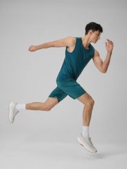 4F Spodenki treningowe szybkoschnące męskie - zielone XXL. Zielone krótkie spodenki sportowe 4F, m, bez wzorów. Za 99.99 zł.