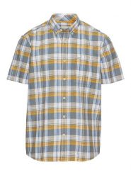 Camel Active Koszula w kolorze niebiesko-żółtym rozmiar: L. Niebieskie koszule Camel Active, l, bez wzorów, z bawełny, bez kołnierzyka, bez ramiączek. Za 157.73 zł.
