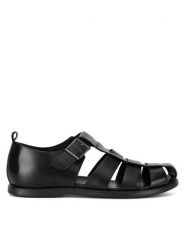 Gino Rossi Sandały MARCELLO-05 MB Czarny. Czarne sandały Gino Rossi, ze skóry, bez zapięcia. Za 229.99 zł.