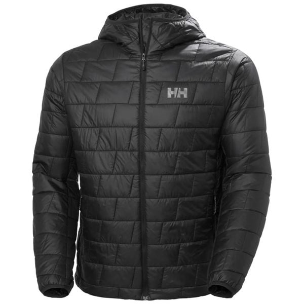 Kurtka z kapturem Helly Hansen Lifaloft. Szare kurtki Helly Hansen, m, bez wzorów, z materiału, z kapturem. Za 996.00 zł.
