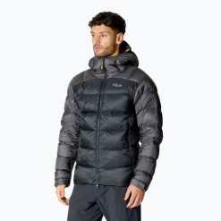 Kurtka puchowa męska Rab Neutrino Pro Hoody. Szare kurtki RAB, m, bez wzorów, z puchu, bez kaptura. Za 1,299.00 zł.