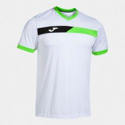 Jersey Joma. Białe t-shirty sportowe Joma, bez wzorów, z jersey, bez ramiączek, do piłki nożnej. Za 144.20 zł.