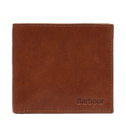 Duży Portfel Męski Barbour. Brązowe portfele Barbour, bez wzorów. Za 179.99 zł.