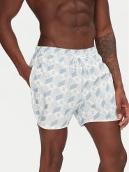 HUGO Szorty kąpielowe Rik 50533795 Błękitny Regular Fit. Niebieskie kąpielówki Hugo, m, bez wzorów, z syntetyku. Za 289.99 zł.