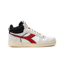 Trampki DIADORA MAGIC BASKET DEMI CUT SUEDE LEATHER. Białe trampki Diadora, bez wzorów, bez zapięcia. Za 299.99 zł.