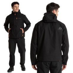 Kurtka przeciwdeszczowa męska KADVA Forest. Czarne kurtki KADVA, l, bez wzorów, bez kaptura. Za 199.99 zł.