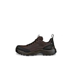 Buty trekkingowe Ecco. Brązowe buty trekkingowe ecco, bez wzorów, bez zapięcia. W wyprzedaży za 688.85 zł.
