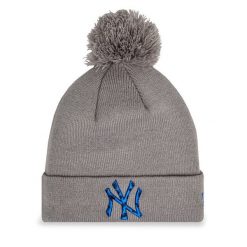 Czapka New Era. Szare czapki zimowe New Era, bez wzorów. Za 149.99 zł.