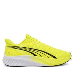 Buty do biegania Puma. Żółte buty do biegania Puma, bez wzorów, bez zapięcia, do biegania. Za 239.99 zł.