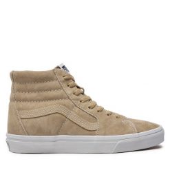 Tenisówki Vans. Brązowe trampki Vans, bez wzorów, bez zapięcia. Za 279.99 zł.