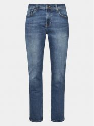 Mustang Jeansy Vegas 1014859 Granatowy Slim Fit. Niebieskie jeansy Mustang, m. Za 419.99 zł.