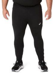 Legginsy Asics Core. Czarne legginsy długie sportowe ASICS, m, bez wzorów, z materiału, z podwyższonym stanem, do biegania. Za 228.80 zł.