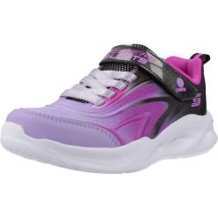 Buty SKECHERS SOLA GLOW Fioletowy. Fioletowe buty trekkingowe Skechers, bez wzorów, z syntetyku, bez zapięcia. Za 218.99 zł.