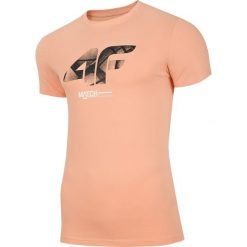 T-shirt męski TSM238 - łososiowy. T-shirty marki 4F. Za 59.99 zł.