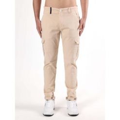 Spodnie dresowe z sznurek regulacyjny na co dzień. Brązowe spodnie materiałowe LEONE 1947 APPAREL, na co dzień, bez wzorów, z dresówki, sportowe. Za 168.36 zł.