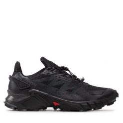 Buty do biegania Salomon. Czarne buty do biegania Salomon, bez wzorów, bez zapięcia, do biegania. Za 569.99 zł.