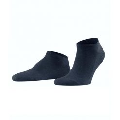 Skarpety Falke Family. Niebieskie skarpetki sportowe Falke, bez wzorów, z bawełny. Za 102.00 zł.