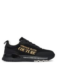 Versace Jeans Couture Sneakersy 80YA3SA5 Czarny. Czarne buty sportowe casual Versace Jeans Couture, bez wzorów, z jeansu, bez zapięcia. Za 919.99 zł.