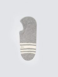 Stopki męskie z ozdobnymi paskami szare Marios 902. Szare skarpety BIG STAR, bez wzorów, z bawełny. Za 19.99 zł.