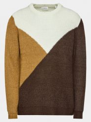 Lindbergh Sweter 30-804059 Brązowy Relaxed Fit. Brązowe swetry rozpinane Lindbergh, l, bez wzorów, z wiskozy, bez kołnierzyka, bez ramiączek. Za 159.99 zł.