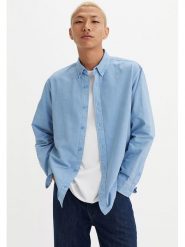 Levi's Koszula w kolorze błękitnym rozmiar: XL. Niebieskie koszule Levi's®, s, bez wzorów, z bawełny, bez kołnierzyka, bez ramiączek. Za 149.66 zł.