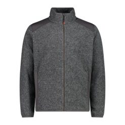 Kurtka z recyklingowego poliestru CMP. Szare kurtki CMP, bez wzorów, bez kaptura. Za 548.50 zł.