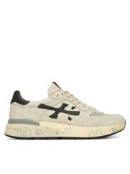 Premiata Sneakersy Mick0.1 Var 8236 Szary jasny. Szare buty sportowe casual Premiata, bez wzorów, ze skóry, bez zapięcia. Za 1,199.00 zł.