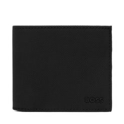 Portfel BOSS. Czarne portfele Boss, bez wzorów. Za 449.99 zł.