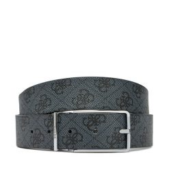 Pasek Męski Guess. Czarne paski Guess, z aplikacjami. Za 189.99 zł.