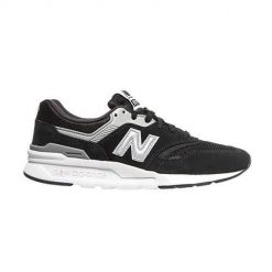 Buty do chodzenia męskie New Balance 997. Czarne buty do biegania New Balance, bez wzorów, bez zapięcia, do biegania. Za 464.55 zł.