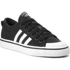 Buty adidas - Nizza CQ2332 Cblack/Ftwwht/Ftwwht. Czarne trampki sportowe Adidas, bez wzorów, z materiału, bez zapięcia. Za 299.00 zł.