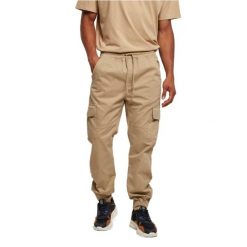 Spodnie dresowe Urban Classics Military. Brązowe szorty Urban Classics, m, bez wzorów, z dresówki, militarne. Za 244.50 zł.