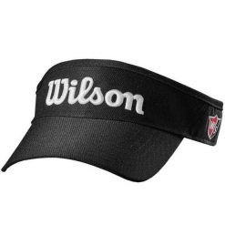 Czapka Z Daszkiem Z Haftowanym Logo Dla Dorosłych Unisex. Czarne czapki z daszkiem Wilson, bez wzorów. Za 137.99 zł.